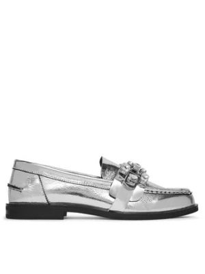 Eva Minge Loafersy AMARYLLIS-V1792B-315 Srebrny