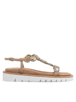 Eva Minge Sandały MATILDE-V1175-95 Beżowy