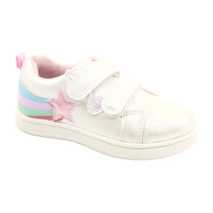 Evento Dziecięce buty sportowe z gwiazdą 21DZ23-3904 białe