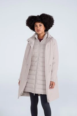 Evie damska wodoodporna kurtka ocieplana 3 w 1 - Cream Animal