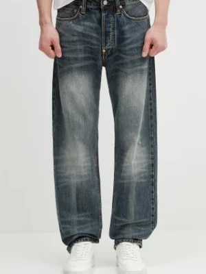 Evisu jeansy 7-Pocket Dark Tone Washed męskie 2ESHTM5JE1001