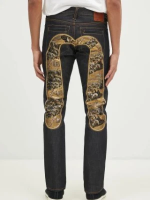 Evisu jeansy Brocade Daicock męskie 2EAHTM4JE7012