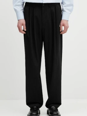 Evisu spodnie Striped Taper Fit męskie kolor czarny proste 2ESHTM5PT1061