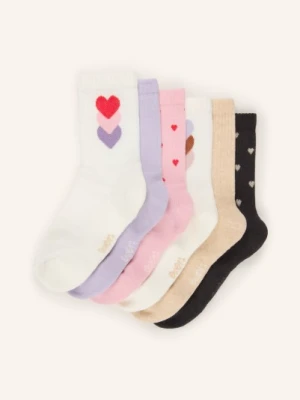 Ewers Collection Zestaw 6 Par Skarpet rosa