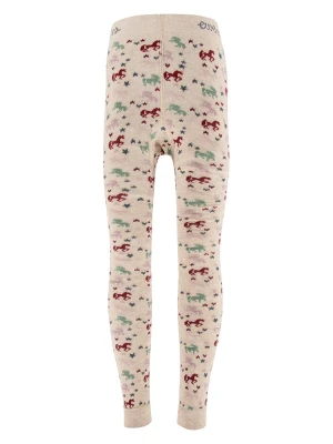 ewers Legginsy w kolorze beżowym rozmiar: 92