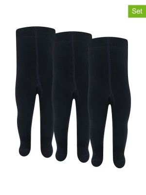 ewers Rajstopy (3 pary) w kolorze czarnym rozmiar: 86