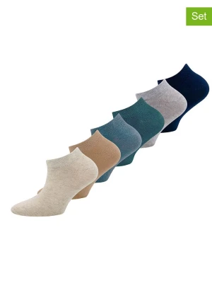 ewers Skarpety (6 par) "Uni" w kolorze niebiesko-beżowo-szarym rozmiar: 39-42