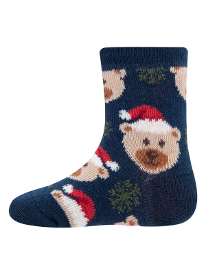 ewers Skarpety "Xmas" w kolorze granatowym rozmiar: 39-42