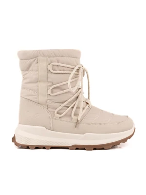 Exani Kozaki zimowe "Adele" w kolorze beżowym rozmiar: 41