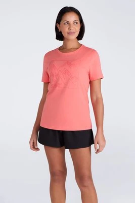 Exlore Mountain koszulka damska z nadrukiem - Light Pink Mountain Warehouse