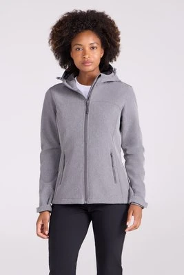 Exodus Damska Kurtka Softshell - Grey Mountain Warehouse