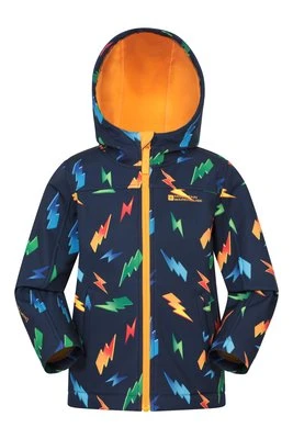 Exodus II dziecięcy softshell z nadurkiem - Bright Yellow Mountain Warehouse