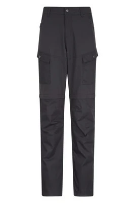 Expedition damskie spodnie trekkingowe na zamek błyskawiczny — długie - Black Mountain Warehouse