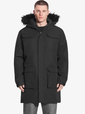 Expedition kurtka parka męska czarna Prosto