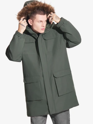 Expedition kurtka parka męska oliwkowa Prosto