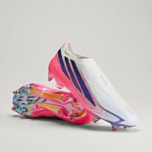 Buty piłkarskie bez sznurowadeł na miękką nawierzchnię F50 Hyperfast Elite (SG) Adidas