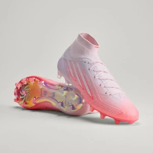 Damskie buty piłkarskie F50 Sparkfusion Elite Mid Cut na twardą nawierzchnię / na sztuczną nawierzchnię Adidas różowy