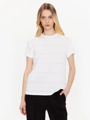 Fabiana Filippi T-Shirt JED273B561 Biały Regular Fit