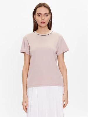 Fabiana Filippi T-Shirt JED273W126 Różowy Regular Fit