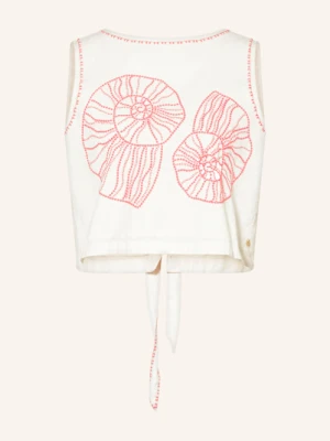 Fabienne Chapot Bluzka Bez Rękawów Sansa weiss