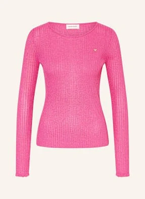 Fabienne Chapot Sweter Gemma Z Błyszczącą Przędzą pink