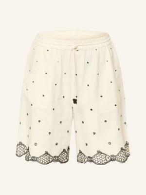 Fabienne Chapot Szorty Bohdi Z Haftami weiss