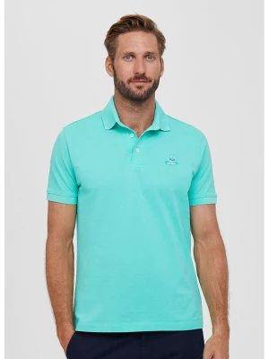 Façonnable Koszulka polo w kolorze turkusowym rozmiar: M