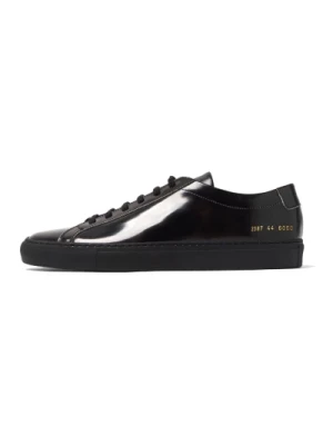 Fade Black On White Sneakers Common Projects