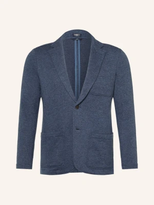 Faherty Dzianinowa Marynarka O Kroju Extra Slim Fit blau GRANATOWY