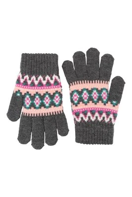 Fairisle - rękawiczki dla dzieci - Pink Mountain Warehouse