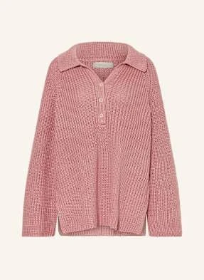 Faithfull The Brand Dzianinowa Koszulka Magda Z Lnem rosa