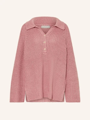 Faithfull The Brand Dzianinowa Koszulka Magda Z Lnem rosa