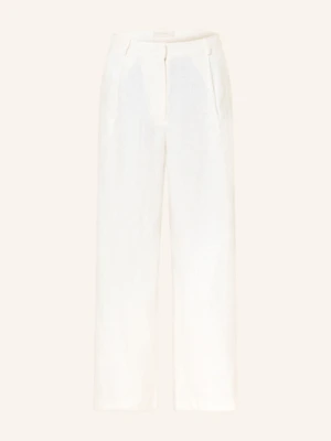 Faithfull The Brand Spodnie Marlena Stevie Z Lnu weiss
