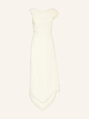 Faithfull The Brand Sukienka Alva Z Koronką beige