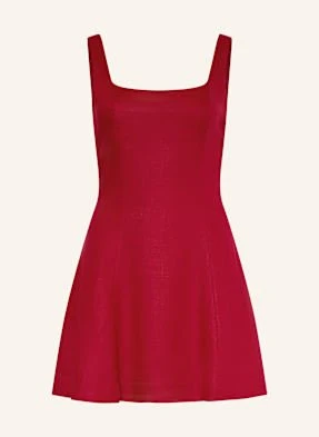 Faithfull The Brand Sukienka Felice Z Lnu rot