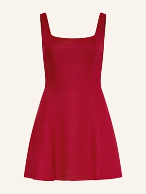 Faithfull The Brand Sukienka Felice Z Lnu rot