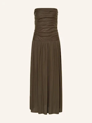 Faithfull The Brand Sukienka Hedy Z Mieszanki Materiałów braun