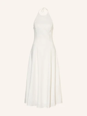 Faithfull The Brand Sukienka Lniana Neolia weiss BIAŁY
