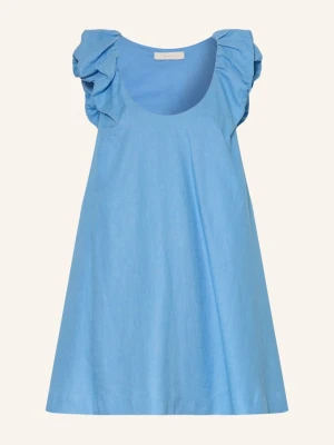 Faithfull The Brand Sukienka Lniana Nina blau JASNONIEBIESKI