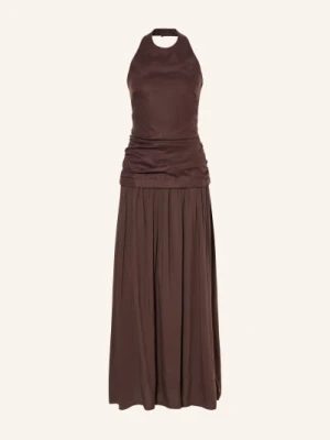 Faithfull The Brand Sukienka Lniana Tali braun