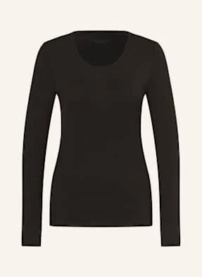 Falke Koszulka Z Długim Rękawem Daily Climawool schwarz