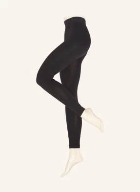 Falke Legginsy Cotton Seamless schwarz