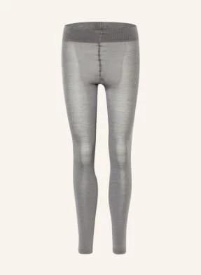 Falke Legginsy Softmerino Z Wełny Merino grau