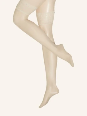 Falke Pończochy Samonośne Seidenglatt beige