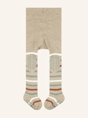 Falke Rajstopy Antypoślizgowe Multi Stripe beige