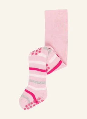 Falke Rajstopy Antypoślizgowe Multi Stripe rosa