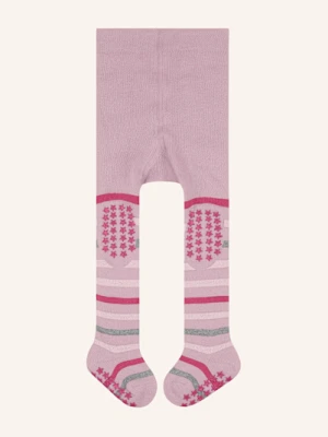 Falke Rajstopy Antypoślizgowe Multi Stripe rosa
