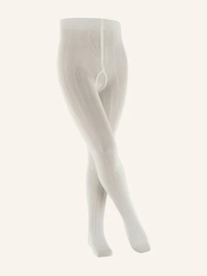 Falke Rajstopy Classic Rib weiss