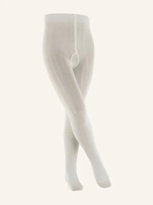 Falke Rajstopy Classic Rib weiss