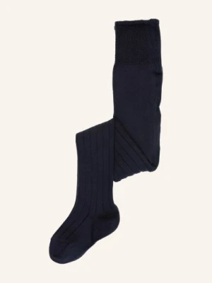 Falke Rajstopy Cosy Rib blau